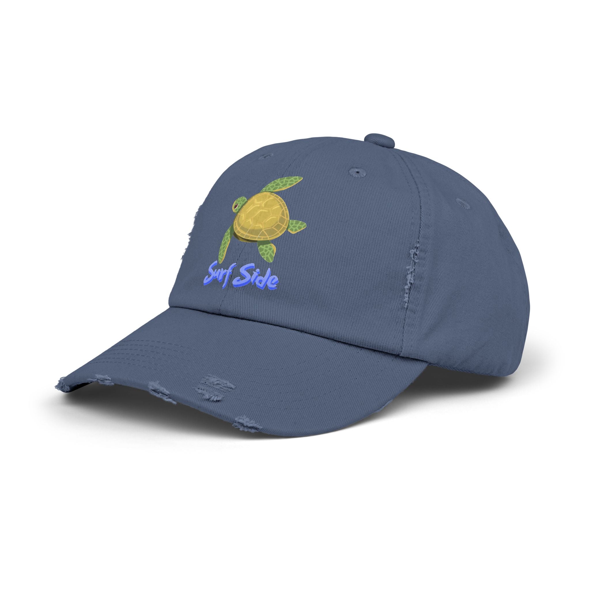 Distressed Surf Side Turtle Cap