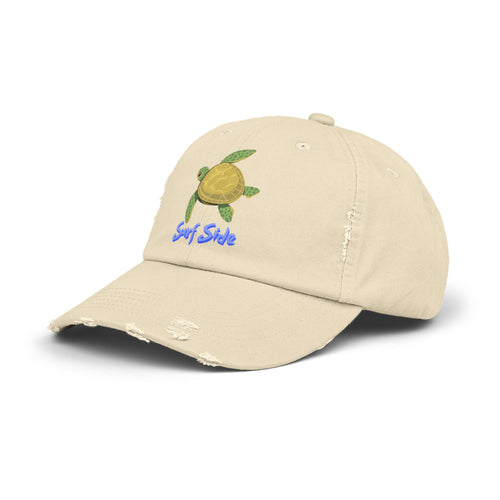 Distressed Surf Side Turtle Cap