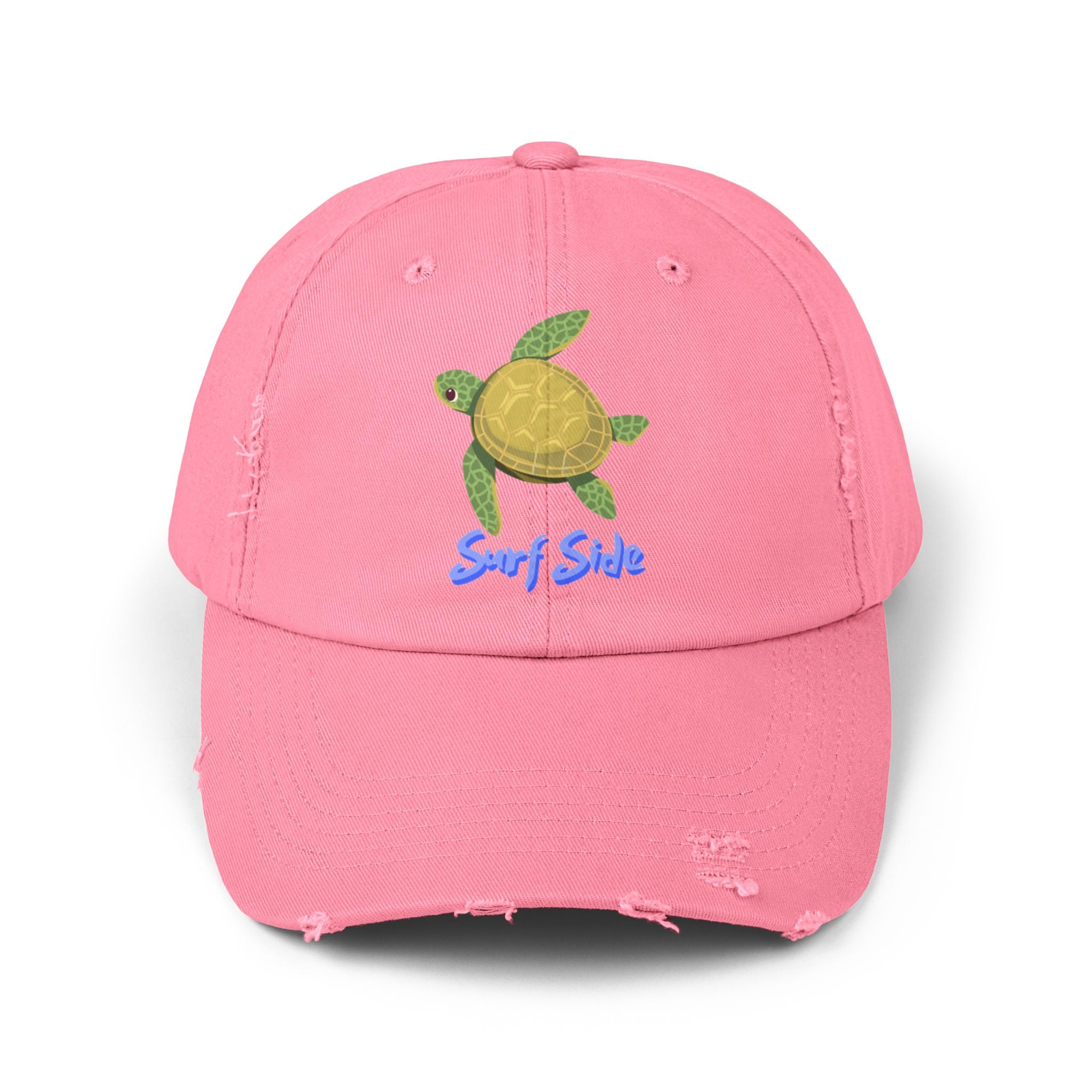 Distressed Surf Side Turtle Cap