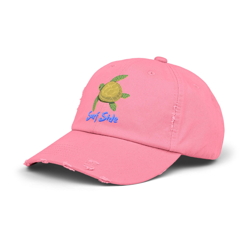 Distressed Surf Side Turtle Cap