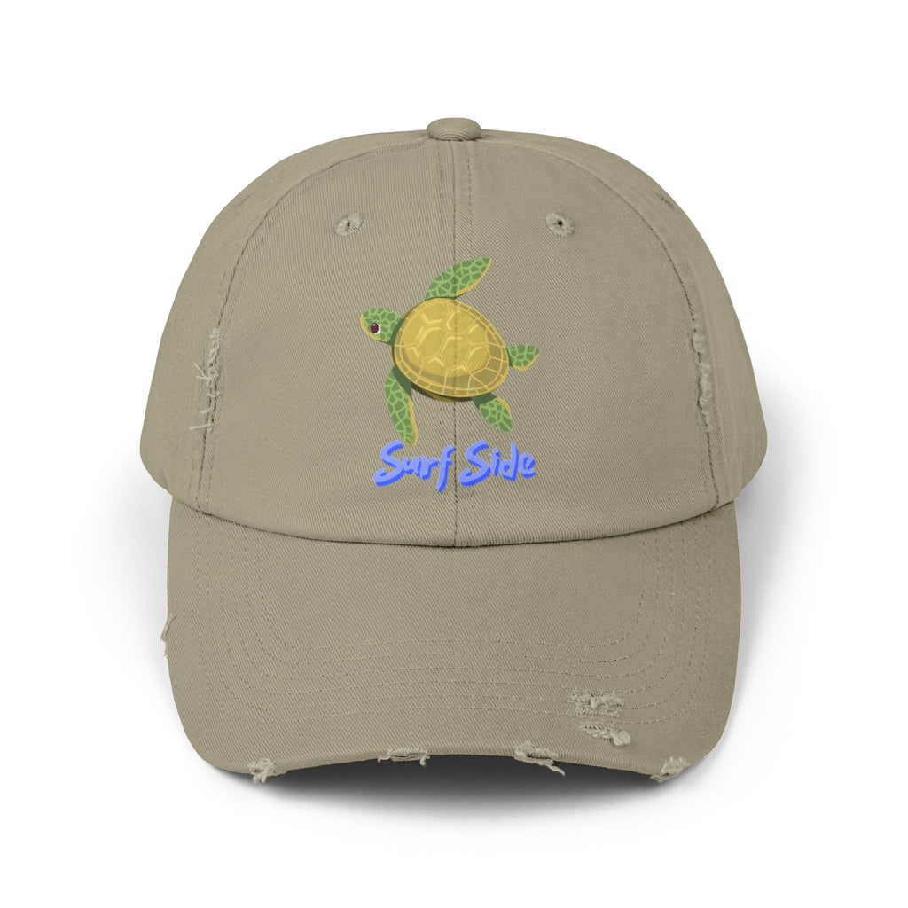 Distressed Surf Side Turtle Cap