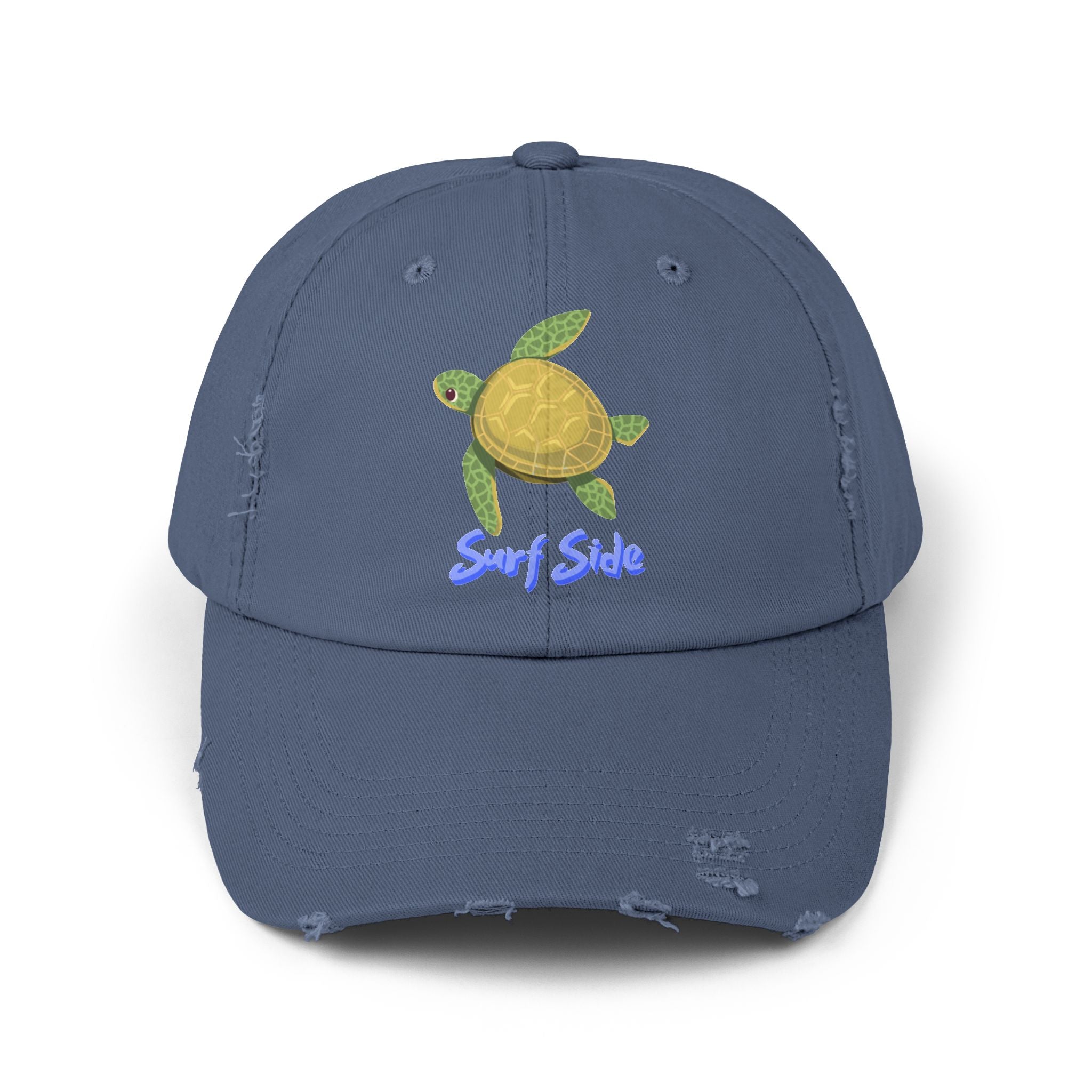 Distressed Surf Side Turtle Cap